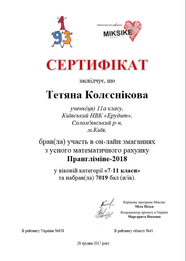 Колєснікова